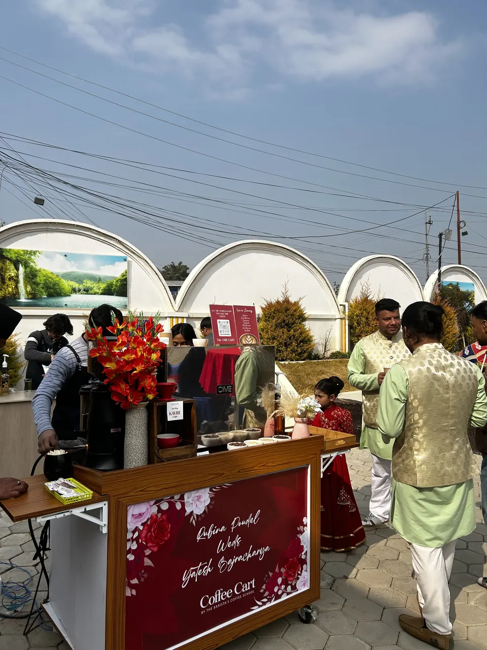 Coffee cart work