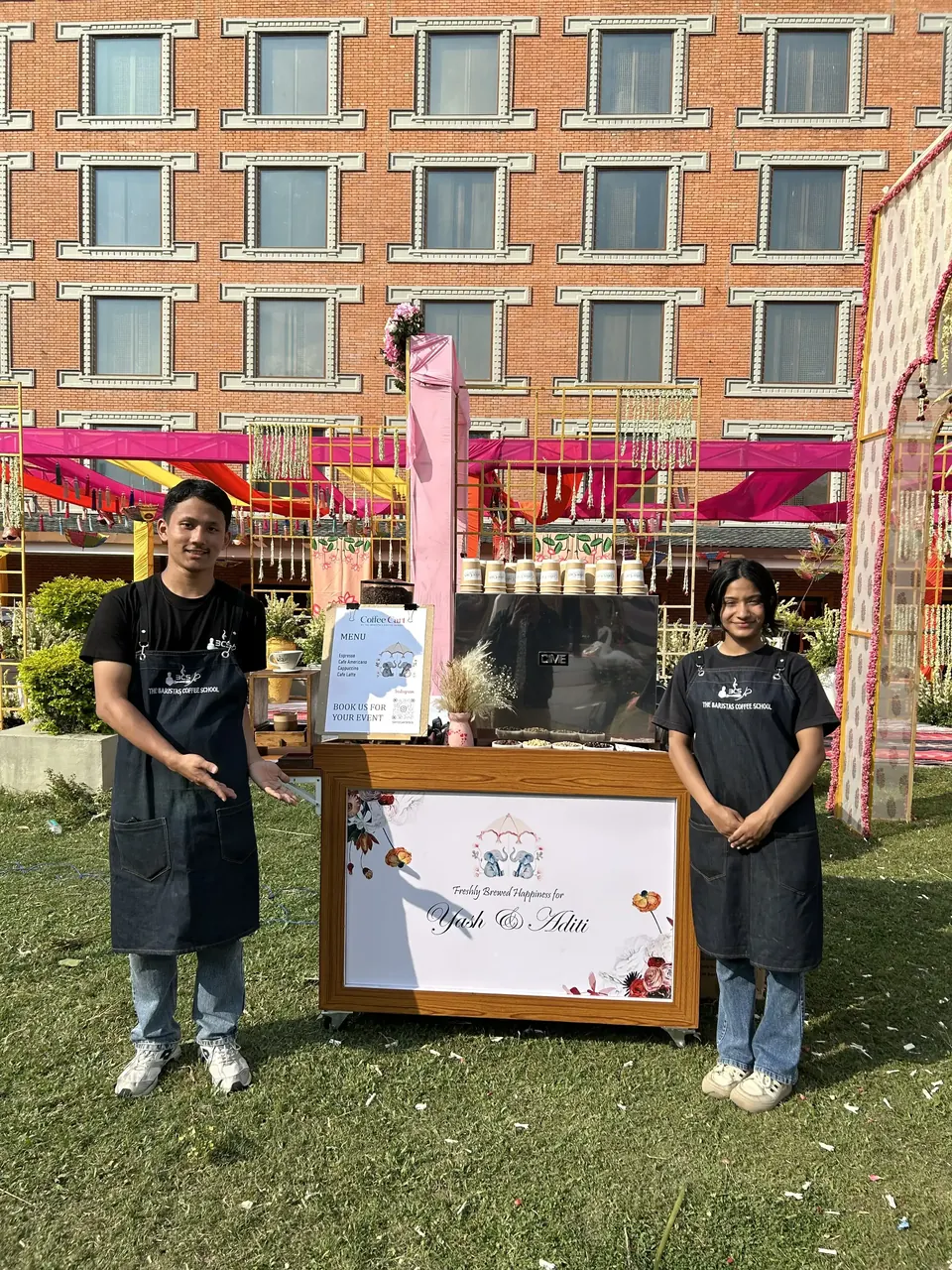 Coffee cart work