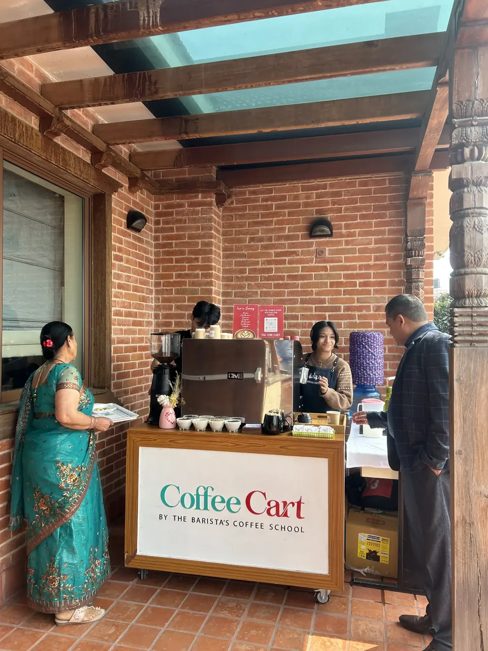 Coffee cart work