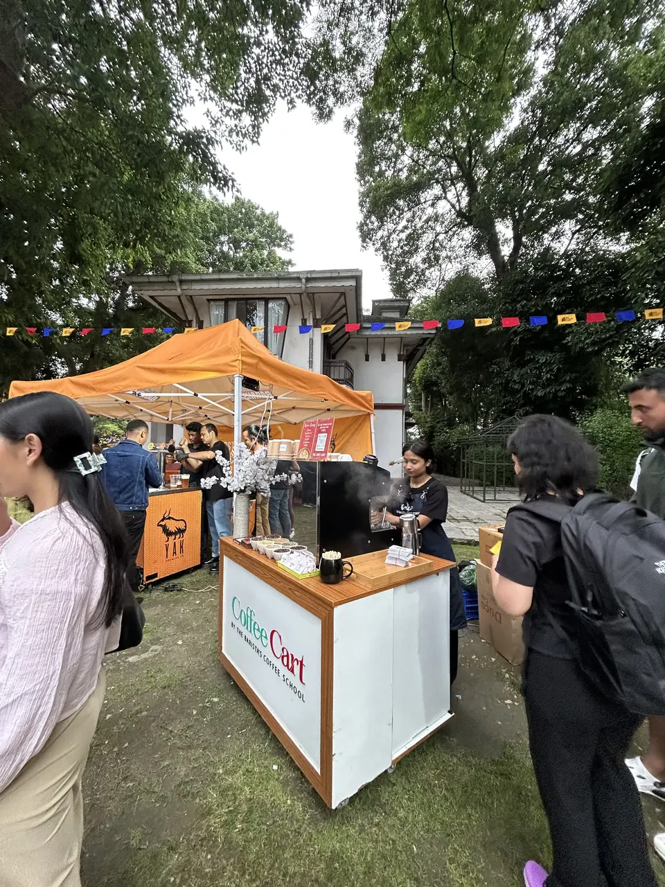 Coffee cart work
