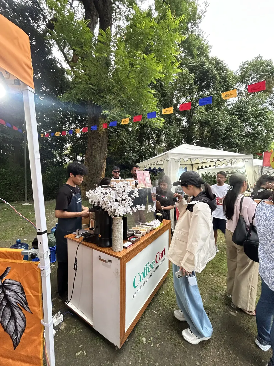 Coffee cart work