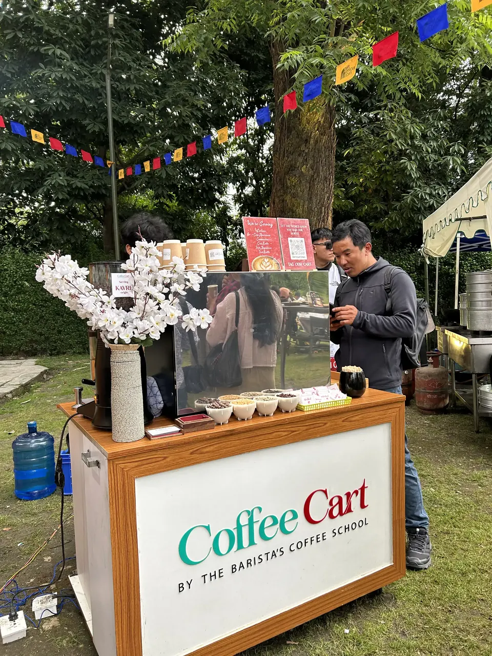Coffee cart work