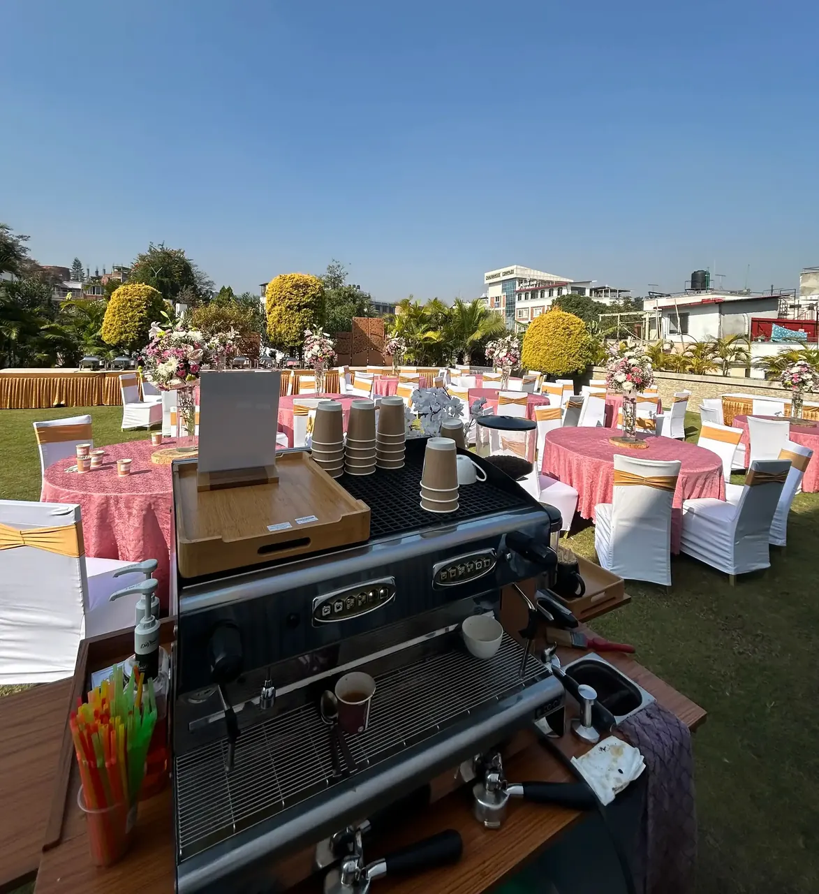 Coffee cart work