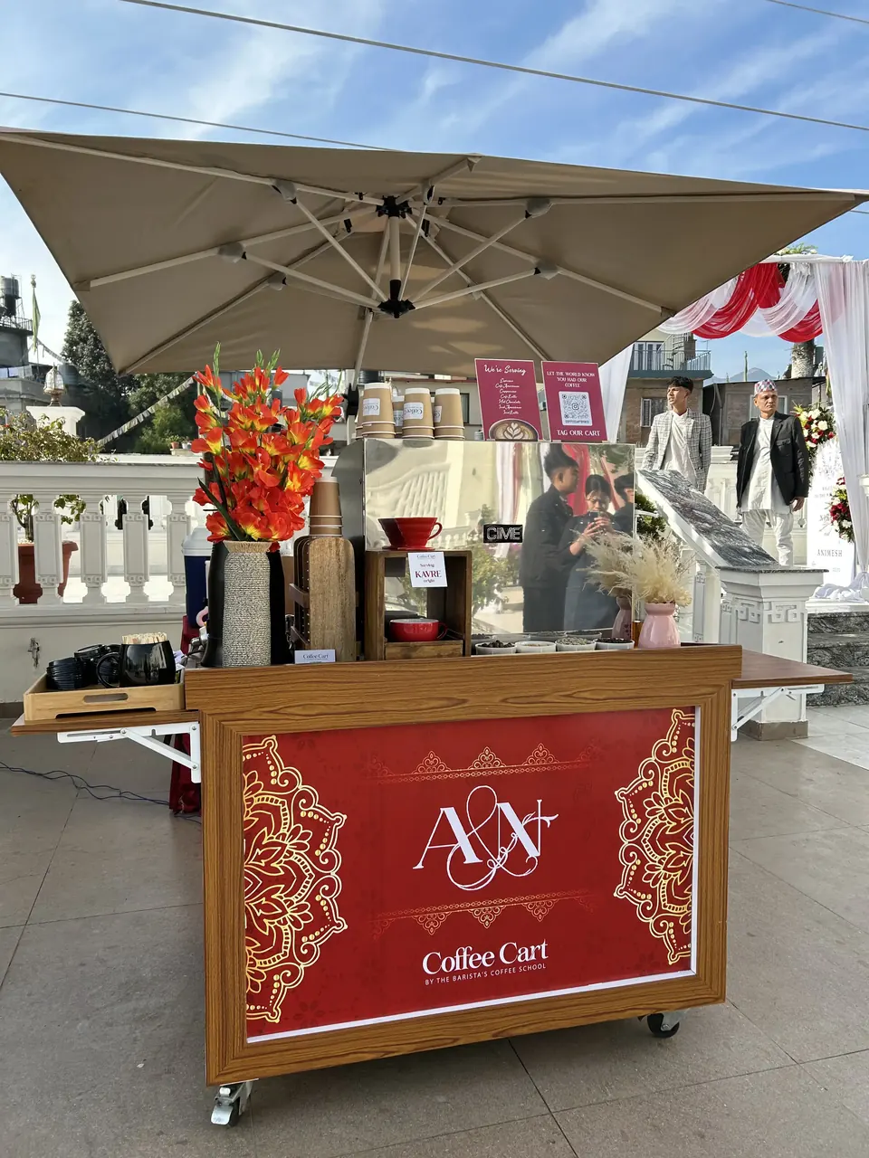 Coffee cart work