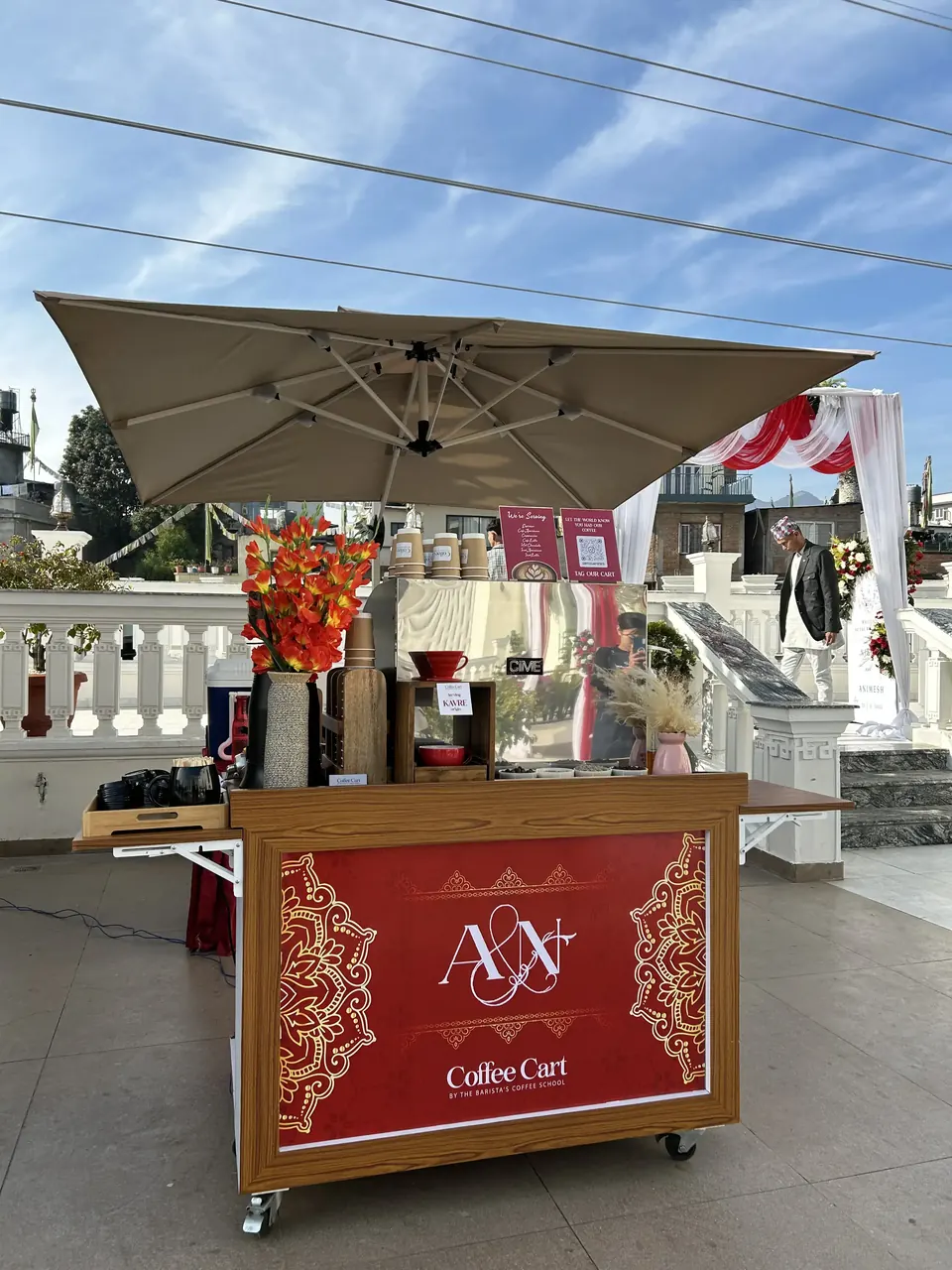 Coffee cart work