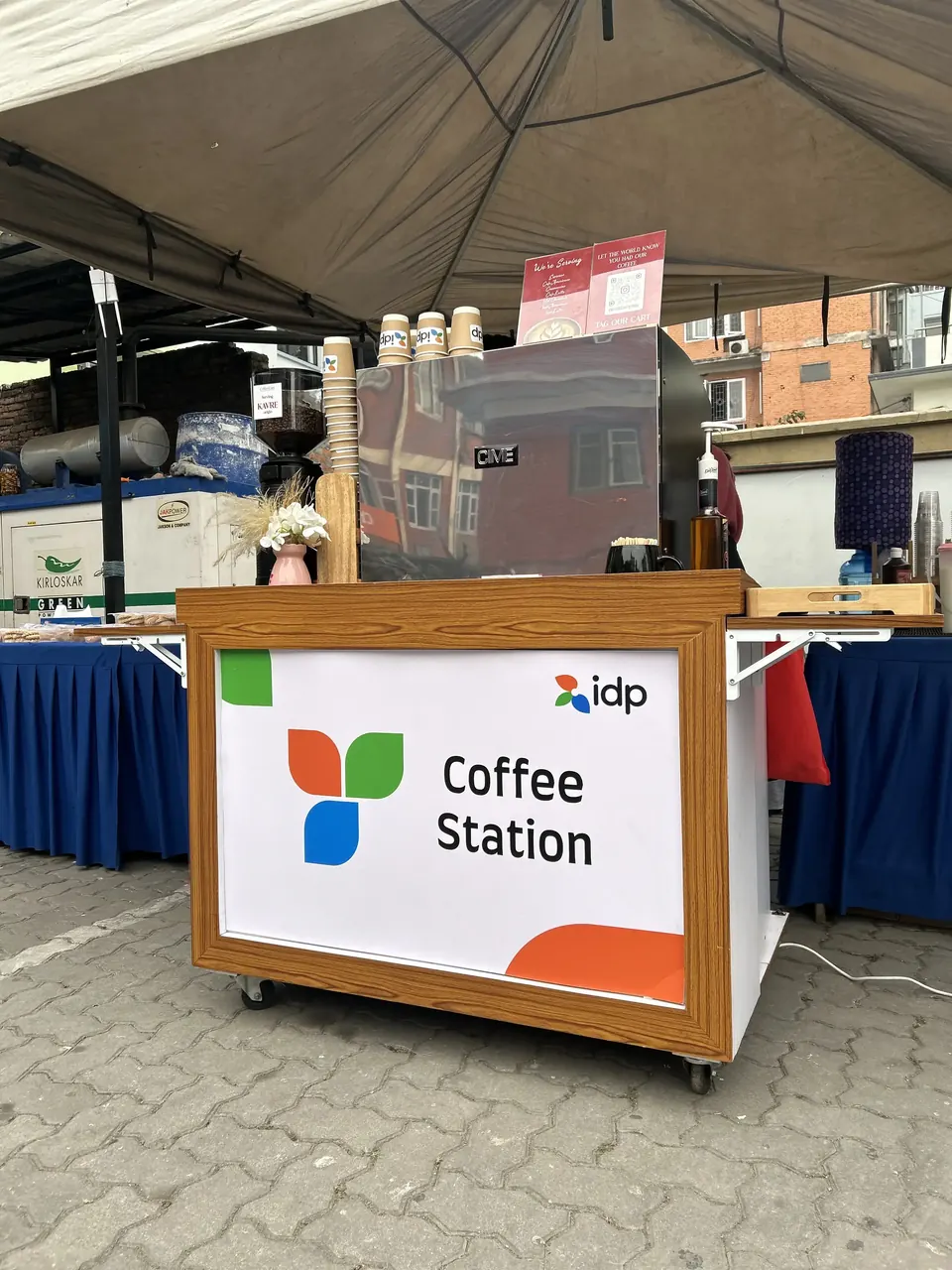 Coffee cart work