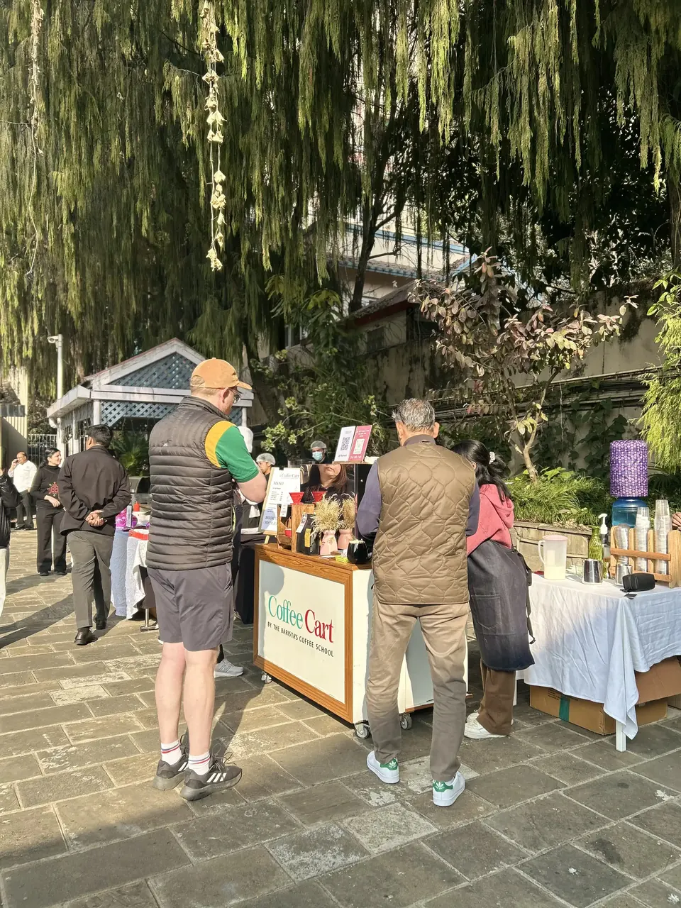 Coffee cart work