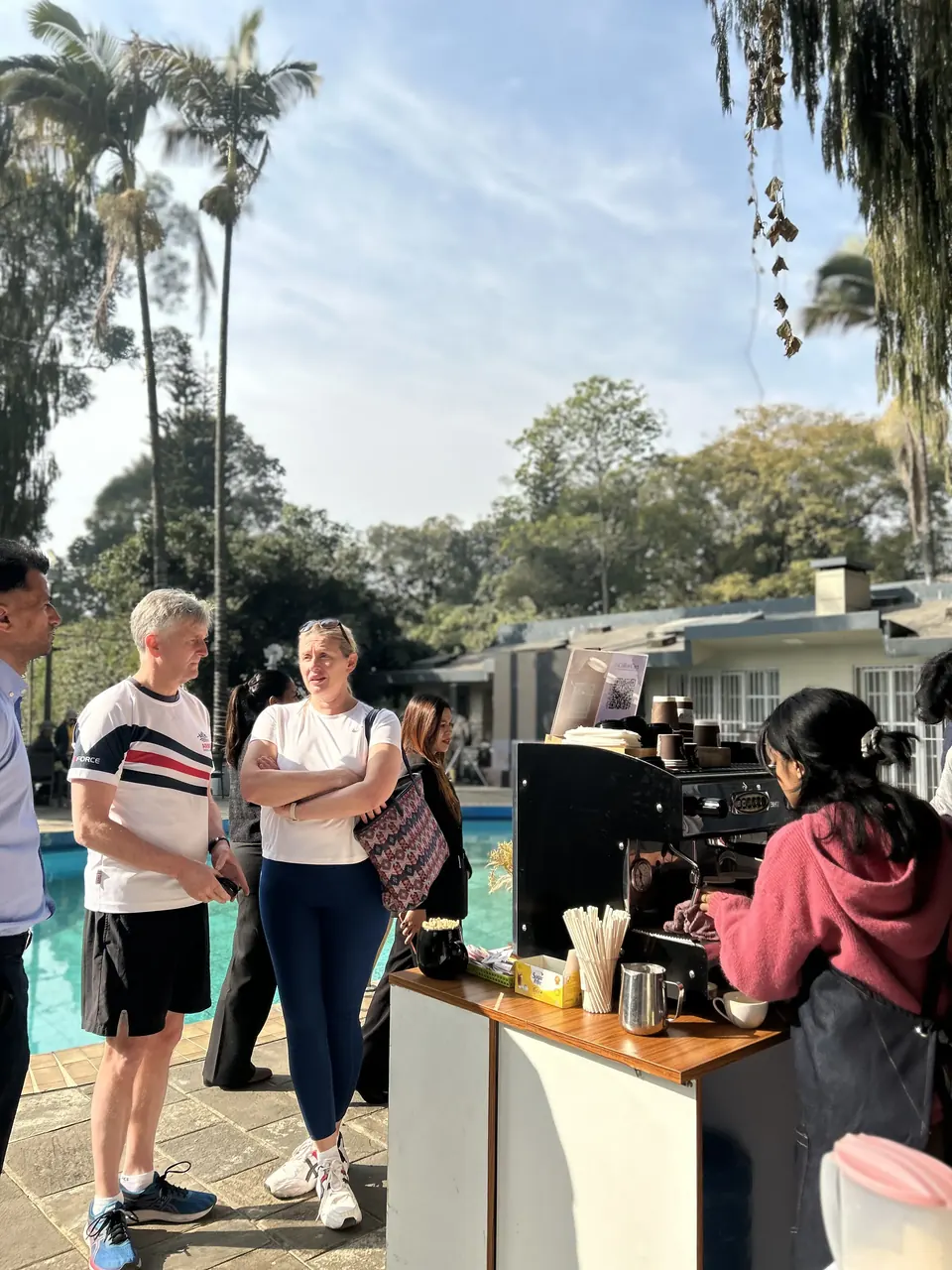 Coffee cart work