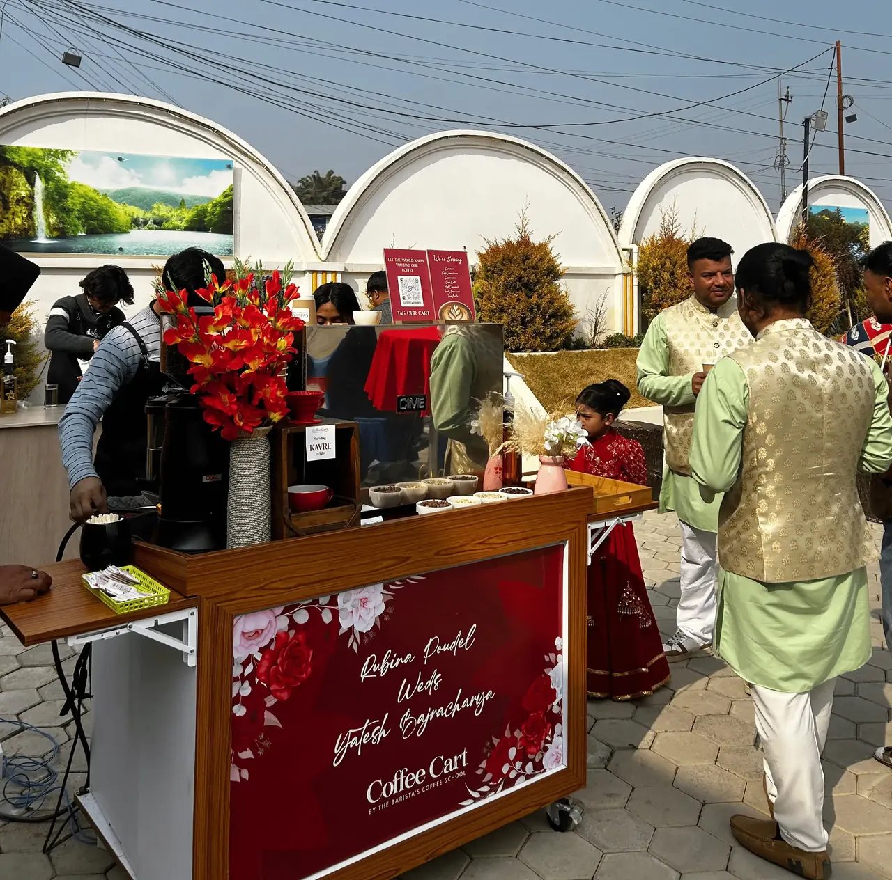 Coffee cart work